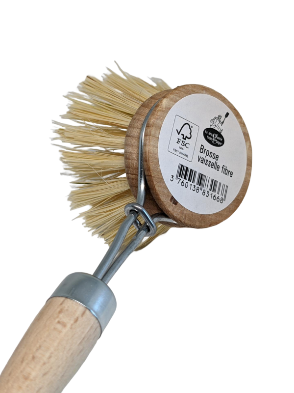 Brosse vaisselle en fibre d'agave