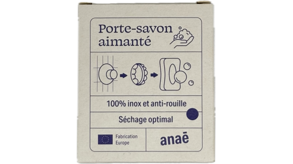 Porte-savon aimanté